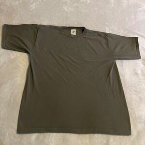 Vintage Alore Las Vegas Puff Print T Shirt Mens XL Green Cotton Made in USA